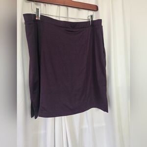 Swing Dark Purple Wide Side Pockets Skort Size L